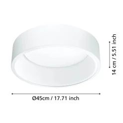 Lampa Sufitowa MARGHERA 1 biały (39286) - EGLO