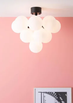 Lampa sufitowa MERLOT Plafon 13L Czarna/Biała