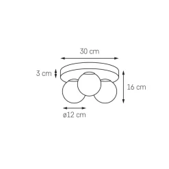 Lampa sufitowa MIJA PLAFON (30668305) - KASPA