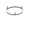 Lampa Sufitowa ORACLE SLIM Czarny (ORACLE_SLIM_PL_D050_ROUND_3000K_ON-OFF_BK) - Ideal Lux