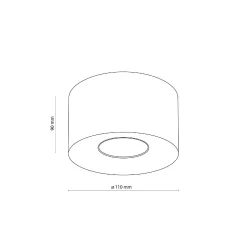 Lampa sufitowa ORION biała (3234) - TK Lighting