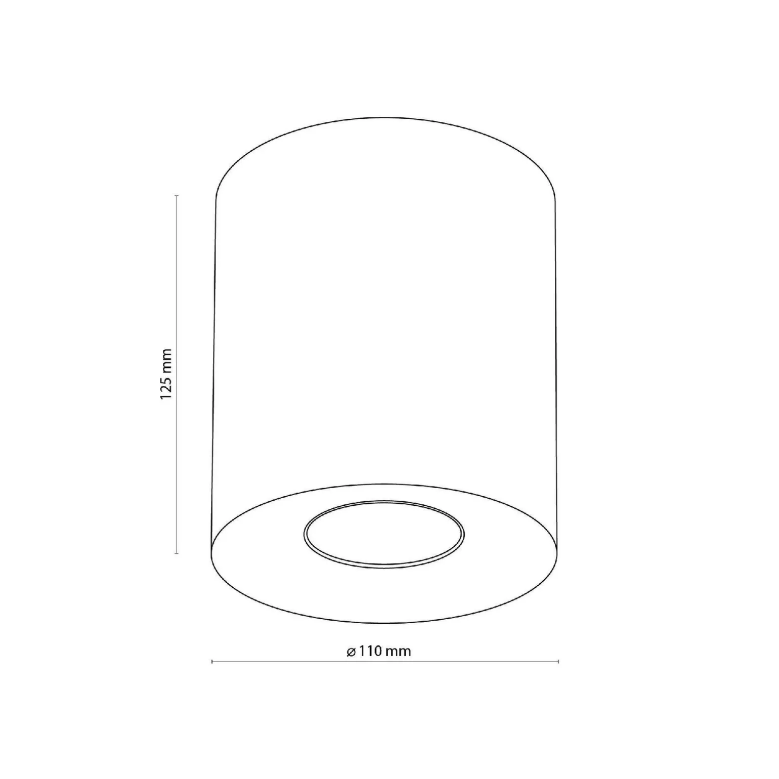 Lampa sufitowa ORION czarna (3239) - TK Lighting