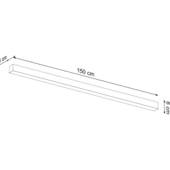Lampa sufitowa PINNE 150 biały 3000K (TH.095) - Thoro Lighting