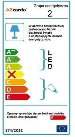 Lampa sufitowa, plafon REGO 23 (9021-1X) Azzardo