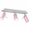 Lampa sufitowa PRESTON PINK/WHITE 3x mini GU10 (MLP7628) - Milagro