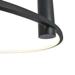 Lampa sufitowa Ringa L IP44 czarna (CL0112-L-BK) - Yaskr