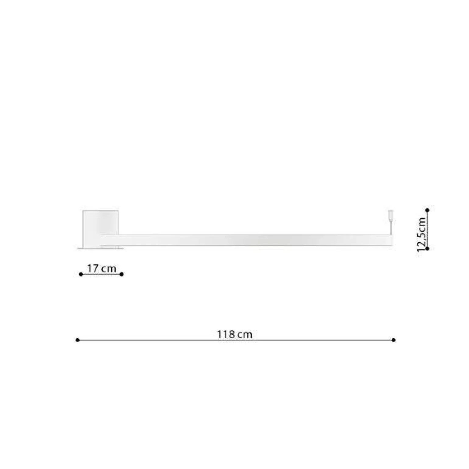 Lampa sufitowa RIO 110 biały LED 3000K (TH.133) - Thoro Lighting