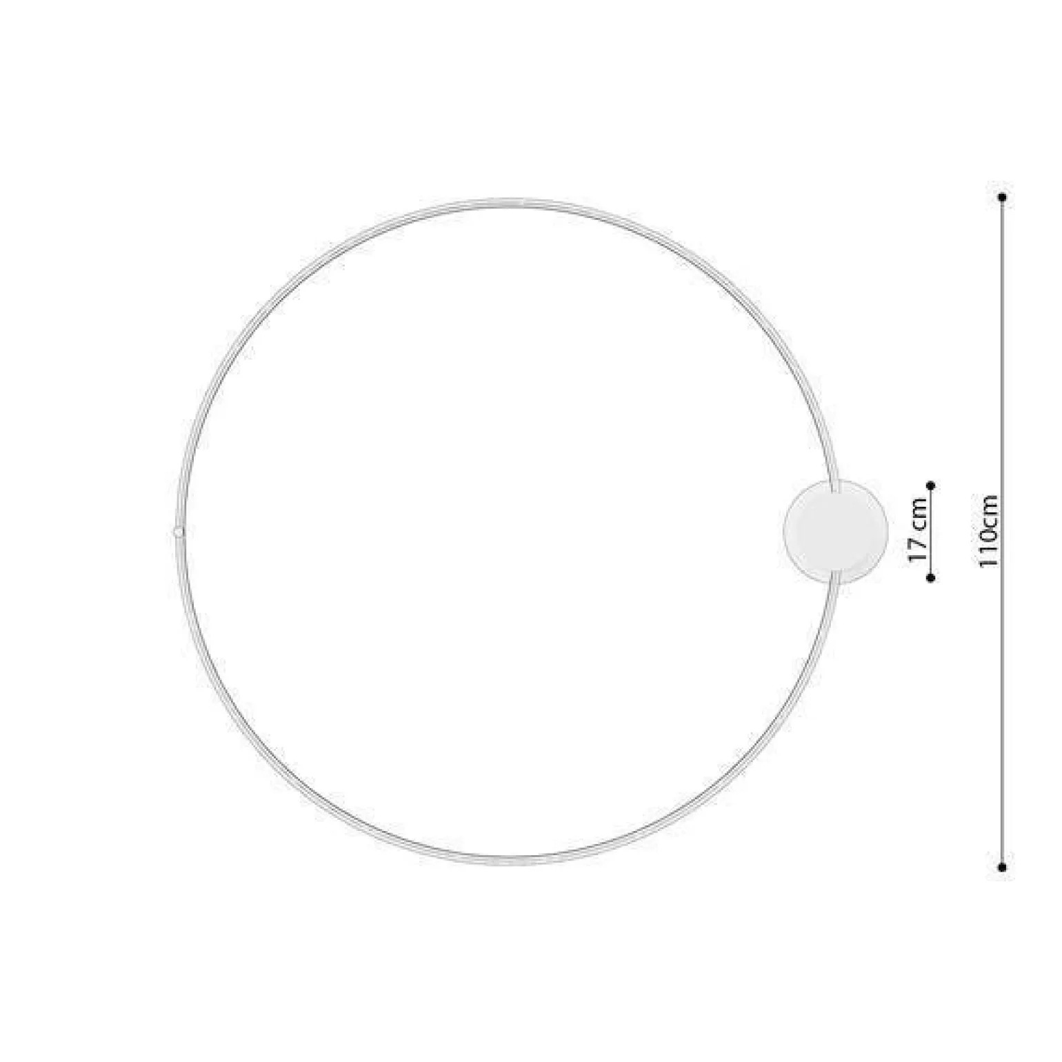 Lampa sufitowa RIO 110 biały LED 3000K (TH.133) - Thoro Lighting