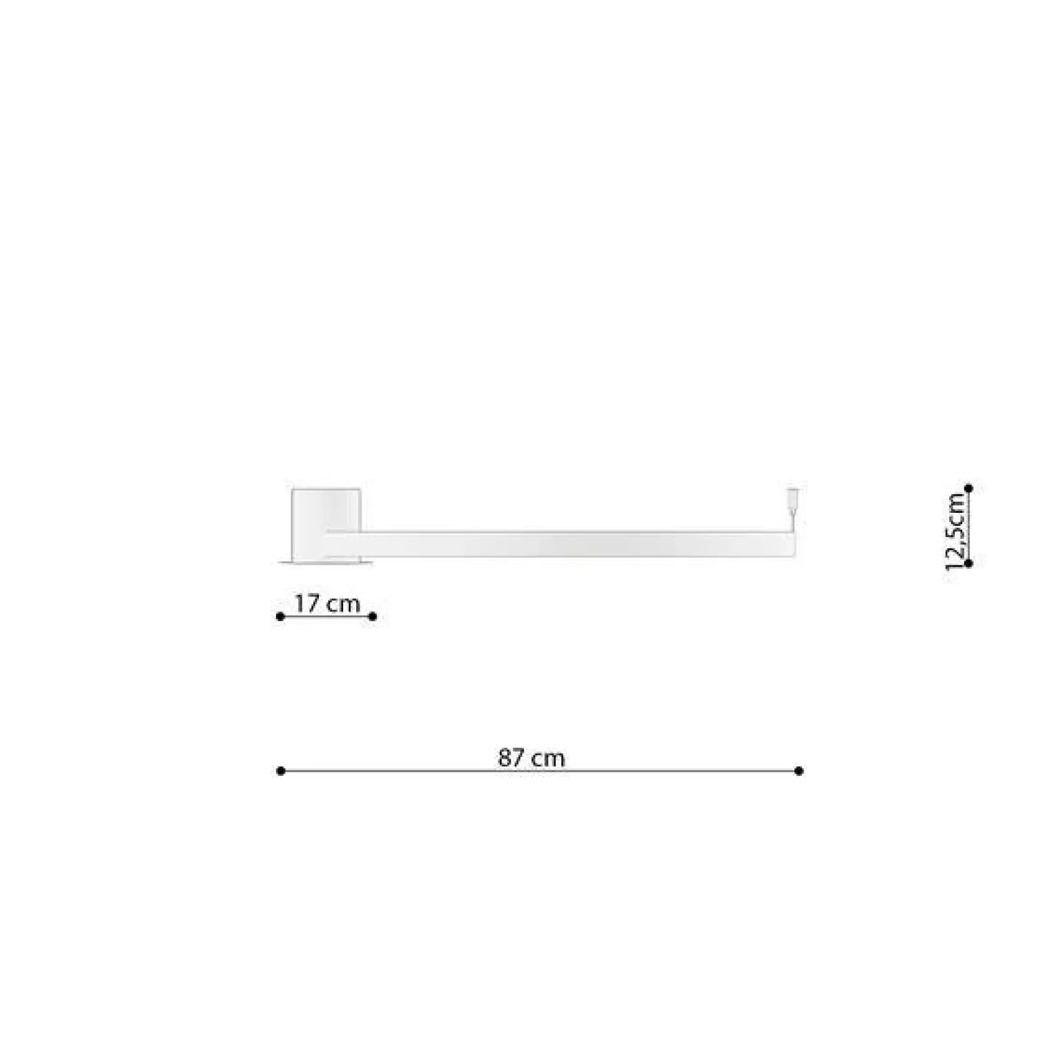 Lampa sufitowa RIO 78 biały LED 4000K (TH.131) - Thoro Lighting