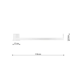 Lampa sufitowa RIO 110 czarny LED 3000K (TH.134) - Thoro Lighting