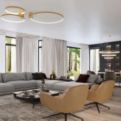 Lampa sufitowa RIO 55 złoty LED 3000K (TH.222) - Thoro Lighting