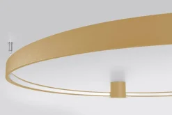 Lampa sufitowa RIO 110 złoty LED 4000K (TH.227) - Thoro Lighting