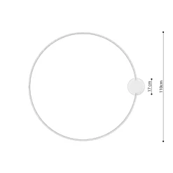 Lampa sufitowa RIO 110 złoty LED 4000K (TH.227) - Thoro Lighting