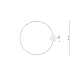 Lampa sufitowa RIO 78 złoty LED 3000K (TH.224) - Thoro Lighting