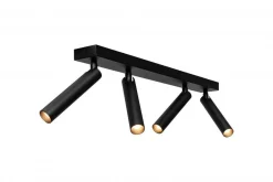 Lampa sufitowa ROLL 4 kolor Czarny (50922402) - KASPA