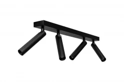Lampa sufitowa ROLL 4 kolor Czarny (50922402) - KASPA