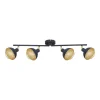 Lampa sufitowa Savio (SPL-27357-4-BK-GD) - Italux