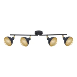 Lampa sufitowa Savio (SPL-27357-4-BK-GD) - Italux