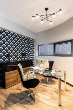 Lampa sufitowa Snow 6 czarna LP-731/6P BK Light Prestige