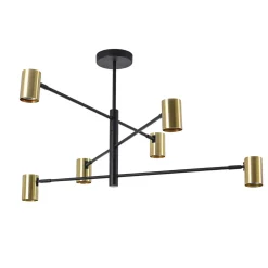 Lampa sufitowa SNOW 6 złota (LP-731/6P GD) - Light Prestige