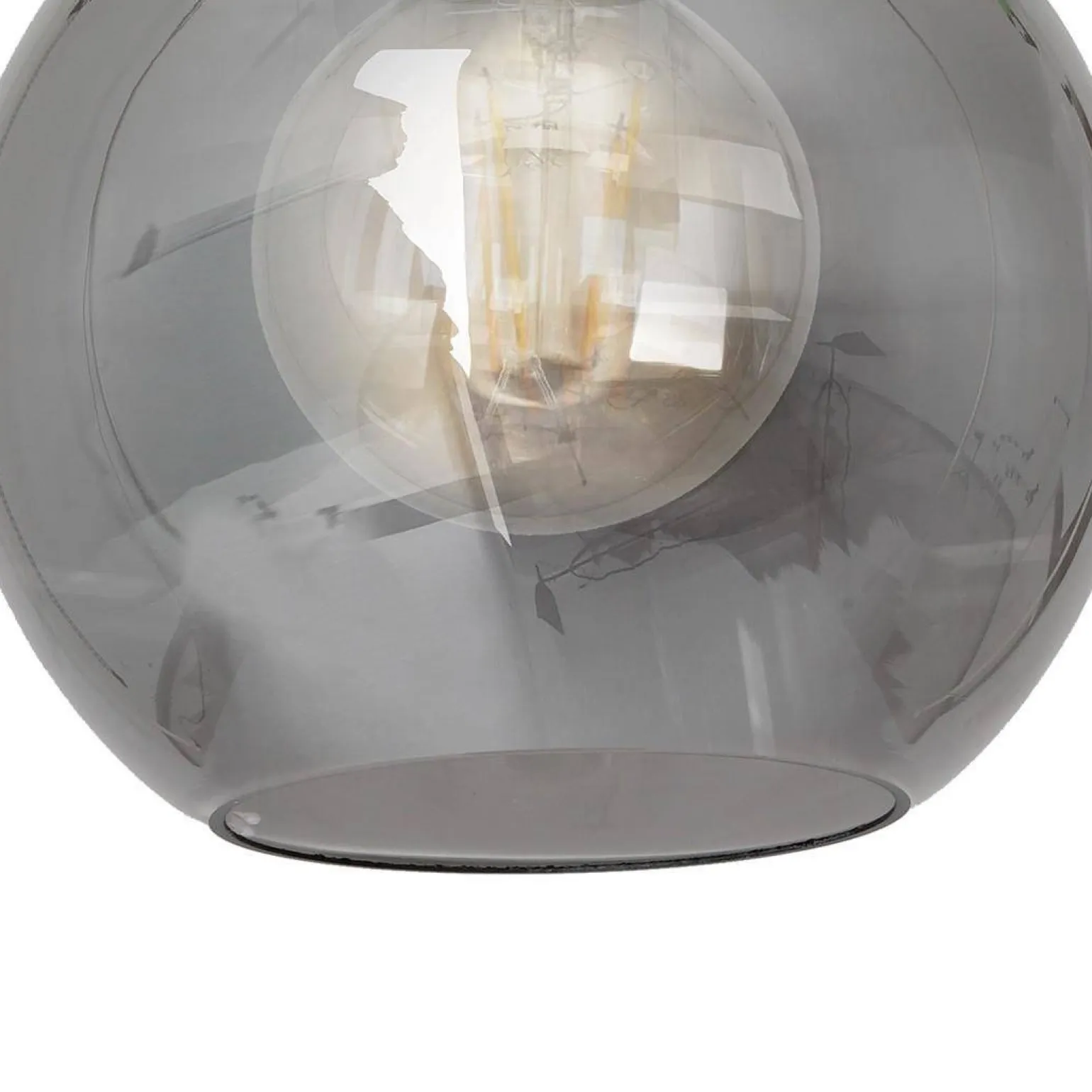 Lampa sufitowa SOFIA SMOKED 1xE27 (MLP6574) - Milagro