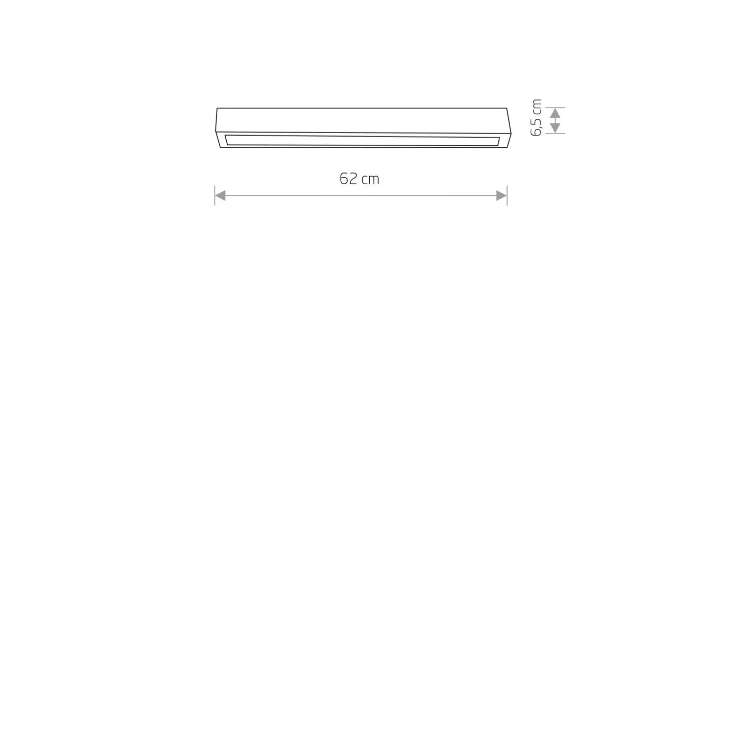 Lampa sufitowa STRAIGHT CEILING LED S (7557) - Nowodvorski