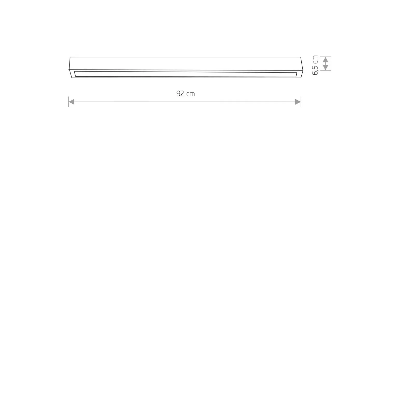 Lampa sufitowa STRAIGHT CEILING LED M (7553) - Nowodvorski