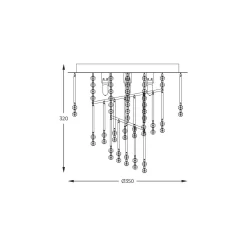 Lampa sufitowa TERRE (19154M) - Zuma Line
