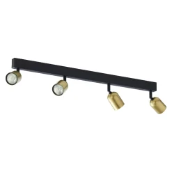 Lampa sufitowa TOP czarno-złota 4 PŁ (1021) - TK Lighting