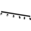 Lampa sufitowa TOP czarny-chrom 6 PŁ (1019) - TK Lighting