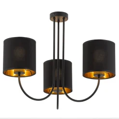 Lampa sufitowa TORENS BLACK 3 PŁ (4594) - TK Lighting