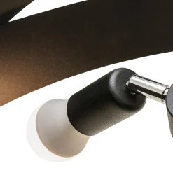 Lampa sufitowa TORNADO 50 cm czarna (1116) - Zuma Line