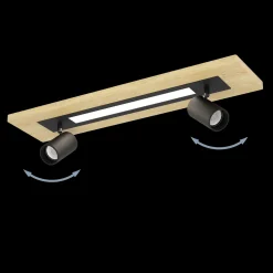 Lampa Sufitowa TORRESTRALLE brązowa (39748) - EGLO