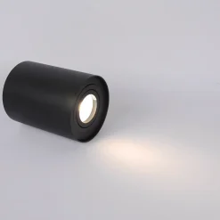 Lampa sufitowa Tubka Leila 1xGU10 czarna (CL0101-BK) - Yaskr