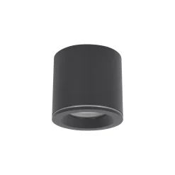 Lampa sufitowa Tubka Luna 1xGU10 czarna IP65 (CL0103-BK) - Yaskr