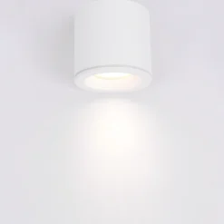 Lampa sufitowa Tubka Luna 1xGU10 biała IP65 (CL0103-WH) - Yaskr
