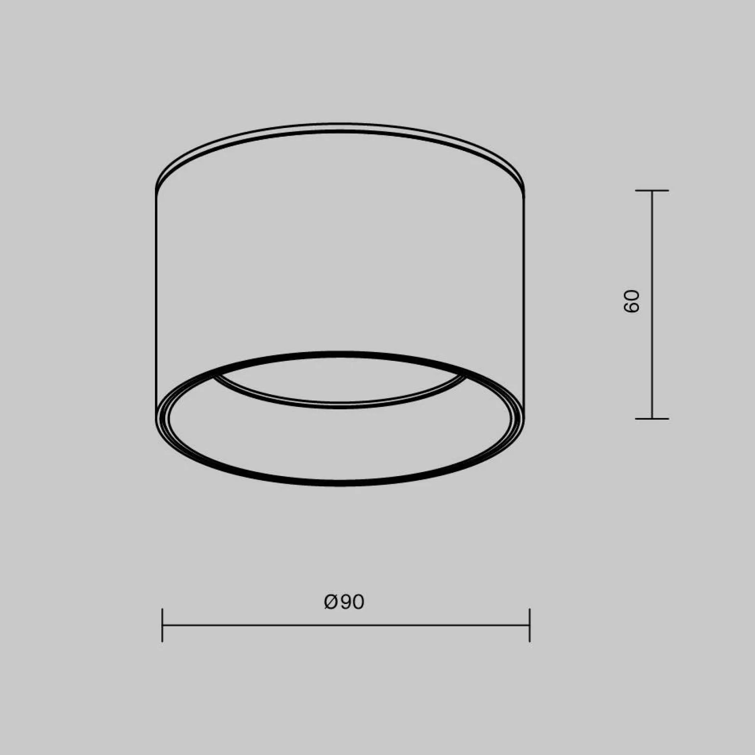 Lampa sufitowa Vega (C089CL-8W3K-B) - Maytoni