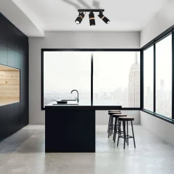 Lampa sufitowa VIDAR BLACK 3xGU10 (MLP5402) - Milagro