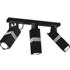 Lampa sufitowa VIDAR BLACK/CHROME 3xGU10 (MLP6286) - Milagro