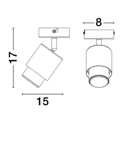 Lampa sufitowa wewnętrzna YAPACANI (LE44973) - Luces Exclusivas