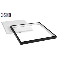Lampa sufitowa z pilotem LED 27W 45x35cm czarny CCT (XD-LA100) - Xudo