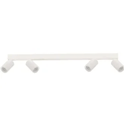 Lampa sufitowa z pilotem Perugia 4xGU10 + 1xLED biała (LP-0703/4C WH) - Light Prestige