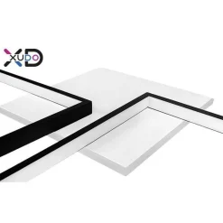 Lampa sufitowa z pilotem LED 45W 69x52cm czarny CCT(XD-LA101) - Xudo