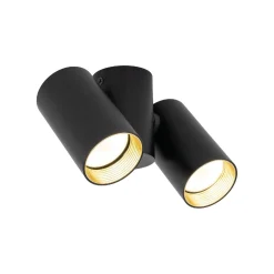 Lampa sufitowa z reflektorami AMIS BLACK DOWNLIGHT 2XGU10 (10974) - TK Lighting