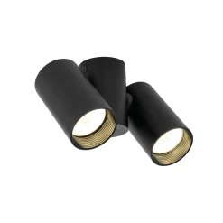 Lampa sufitowa z reflektorami AMIS BLACK DOWNLIGHT 2XGU10 (10974) - TK Lighting