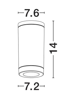 Lampa sufitowa zewnętrzna TARAPOTO (LE73774) - Luces Exclusivas