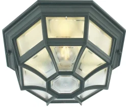 Lampa sufitowa zewnętrzna LATINA 105 BLACK E27 LED 9W Norlys