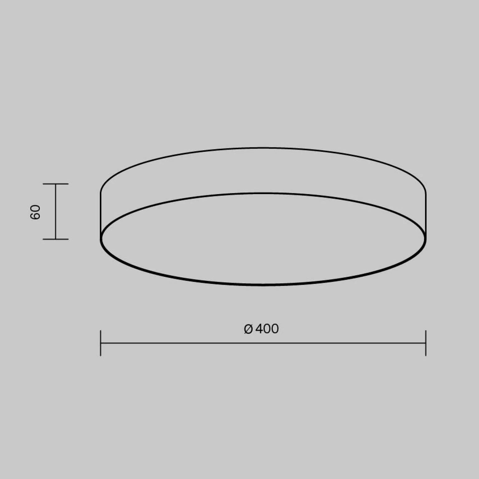 Lampa sufitowa Zon (C032CL-45W3K-RD-B) - Maytoni