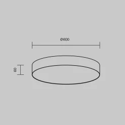 Lampa sufitowa Zon (C032CL-90W3K-RD-B) - Maytoni