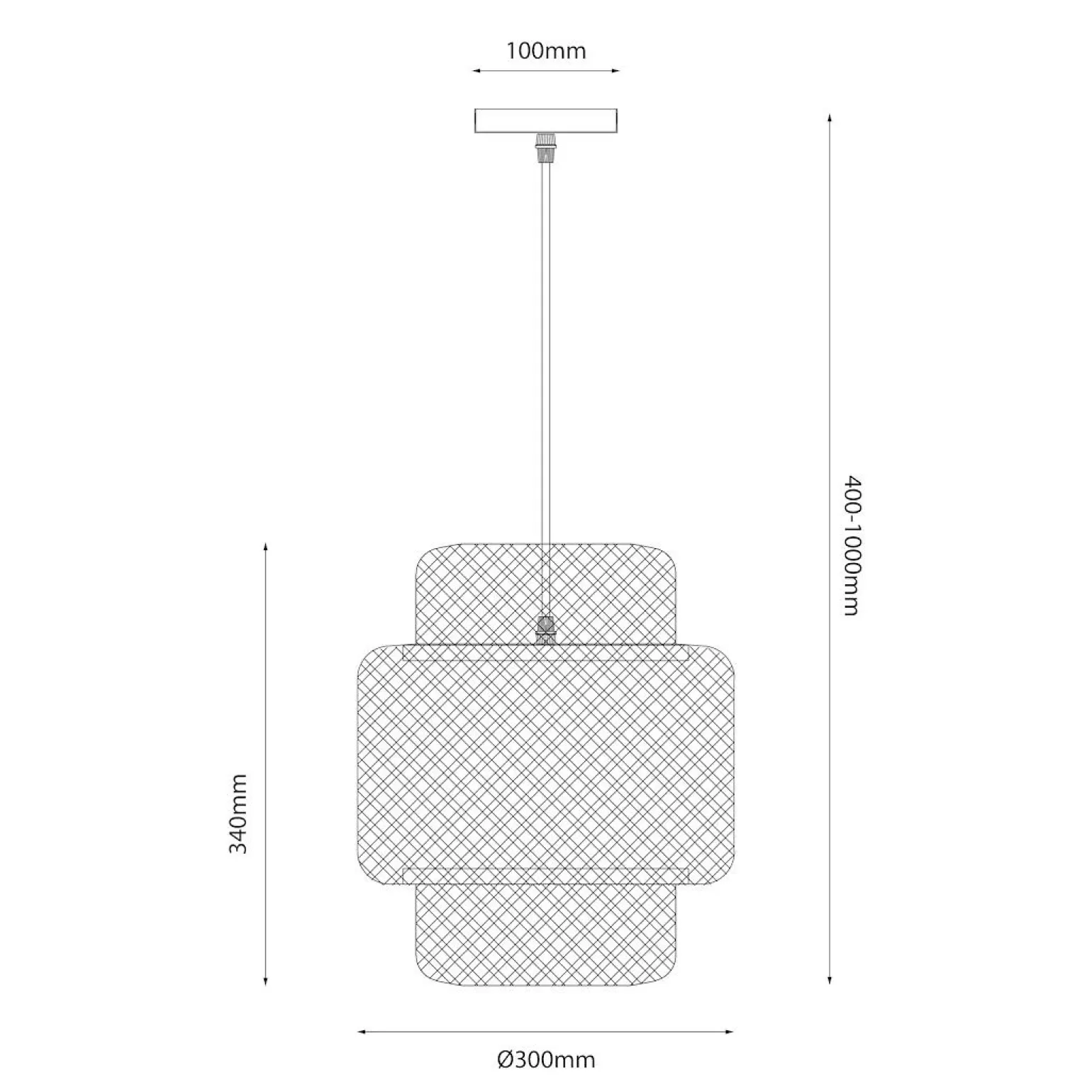 Lampa w stylu boho nad stół HESTIA 1xE27 (ML1808) - Milagro